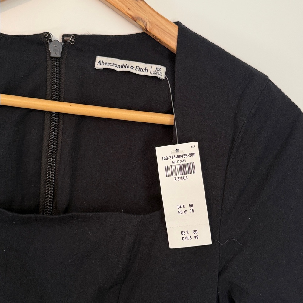 Abercrombie & Fitch Black Dress - Picture 2 of 3